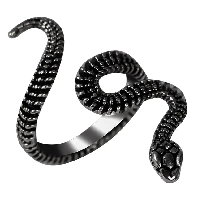 Punk Goth Snake Ring - Yurei Works