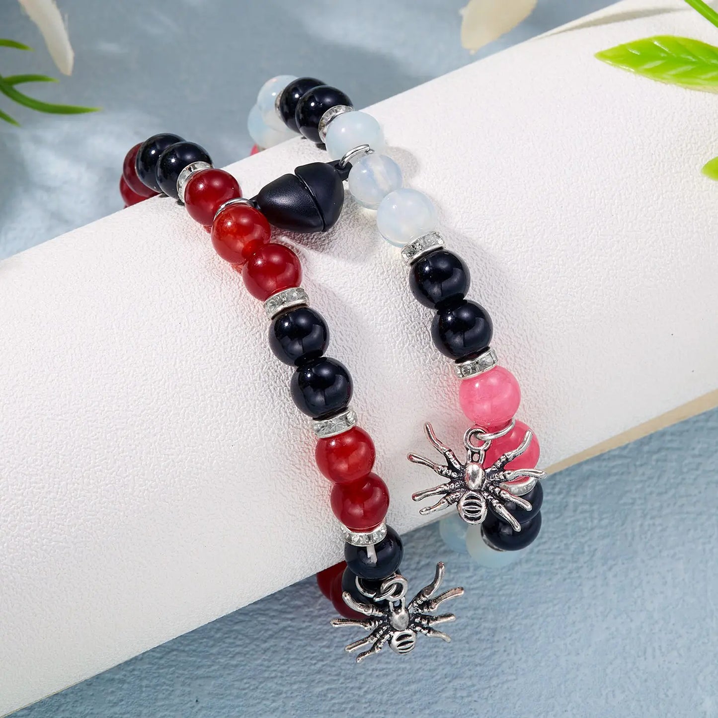 Gothic Spider Couple Bracelets - Yurei Works