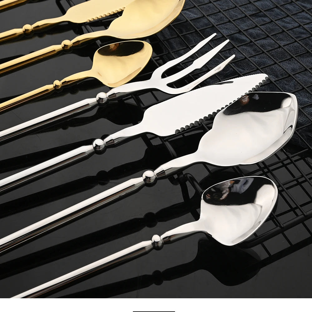 Black Stainless Cutlery Set - Yurei Works