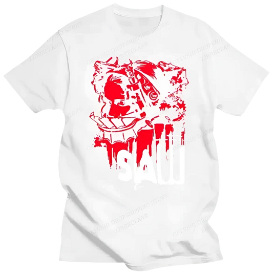 White Saw Horror Tee