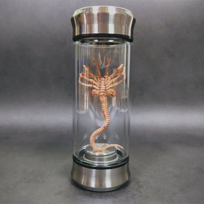 Alien Jar Xenomorph Specimen - Facehugger Embryo Glass Jar Movie Prop Replica - Yurei Works