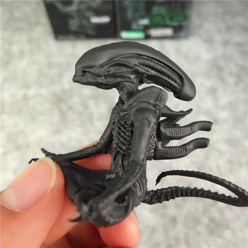 6pcs/Set Alien Xenomorph Action Figures - Halloween Decoration Ornaments, Anime Collectibles Gift for Kids - Yurei Works