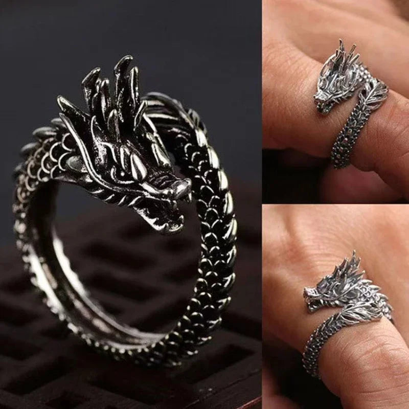 Vintage Dragon Ring - Yurei Works