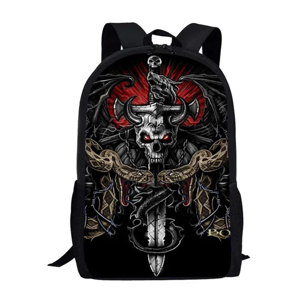 Cool Skull Backpack - Yurei Works