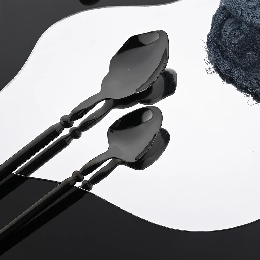 Black Stainless Cutlery Set - Yurei Works