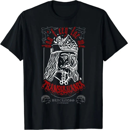 Vlad Dracula Tee: 100% Cotton Vampire Fan Shirt - Yurei Works