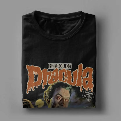 Classic Dracula 100% Cotton Horror Tee - Yurei Works