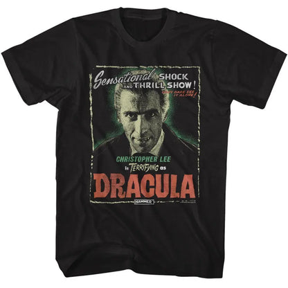 Vintage Dracula Tee: Christopher Lee Horror Classic - Yurei Works