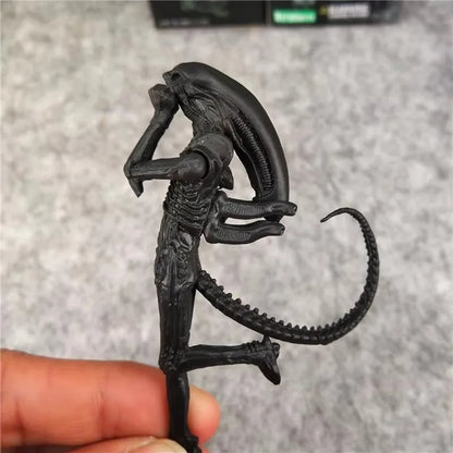 6pcs/Set Alien Xenomorph Action Figures - Halloween Decoration Ornaments, Anime Collectibles Gift for Kids - Yurei Works