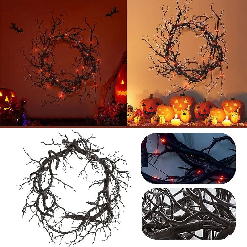 LED Halloween Wreath - Yurei Works