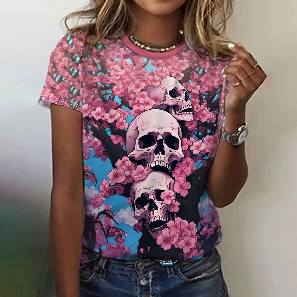 Vintage Skull Tee - Horror T Shirt