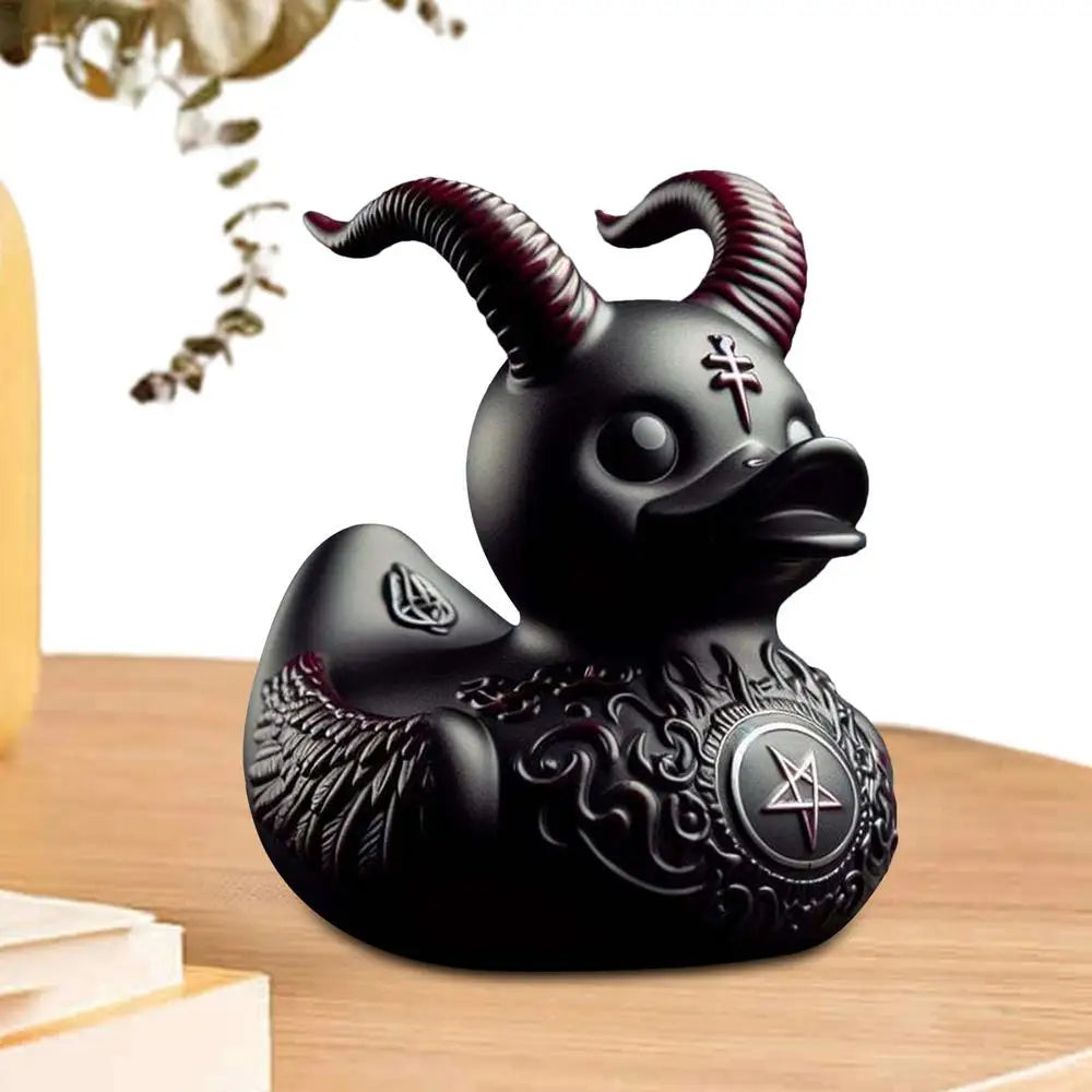 Gothic Duck Statue - Yurei Works