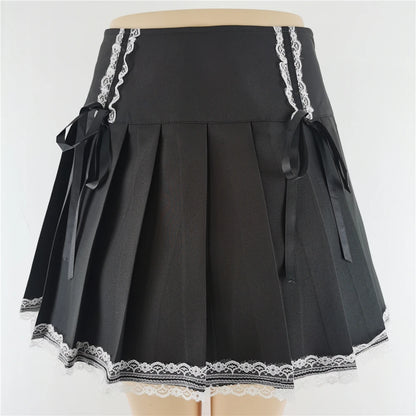 Punk Gothic Mini Skirt - Yurei Works