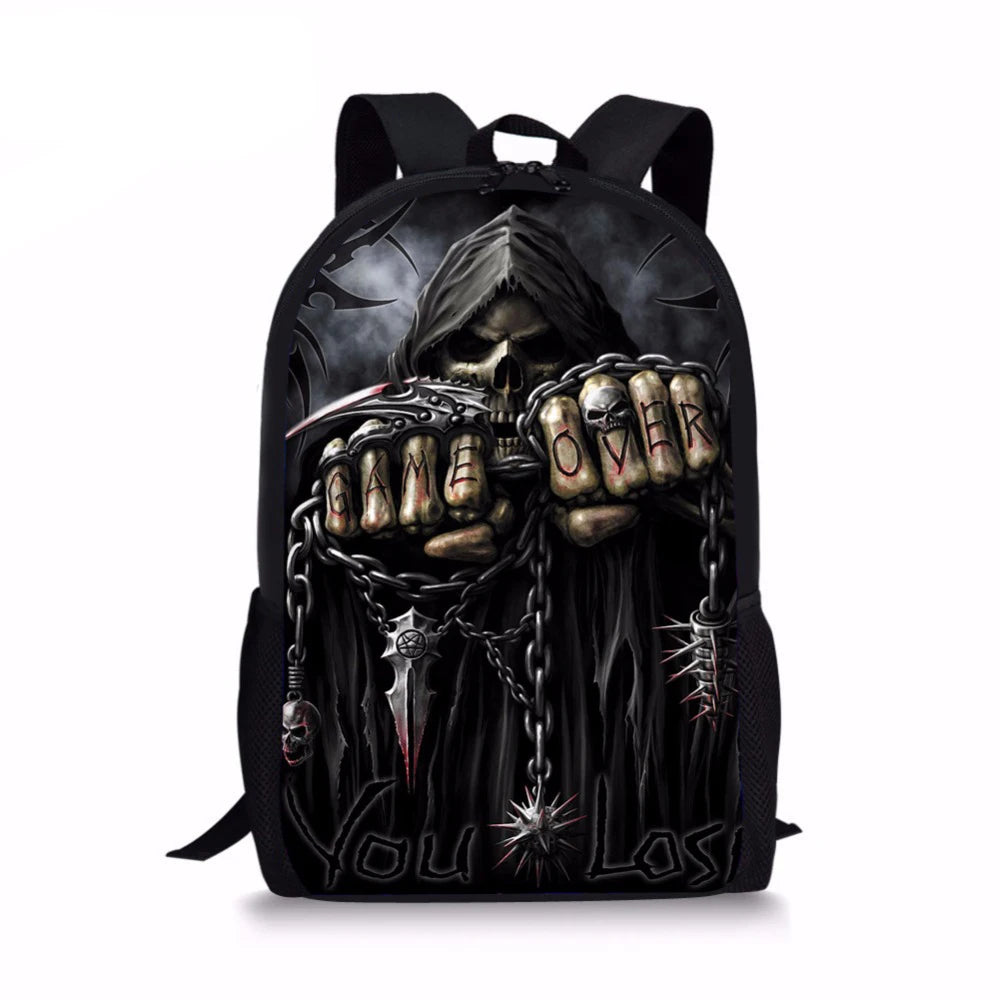 Cool Skull Backpack - Yurei Works