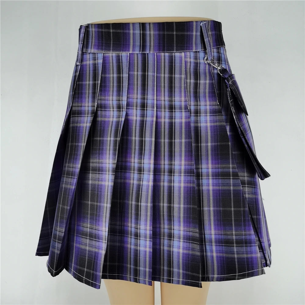 Punk Gothic Mini Skirt - Yurei Works