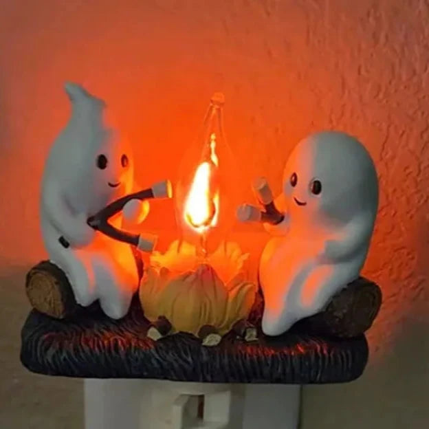 Ghost Halloween Wall Light - Yurei Works