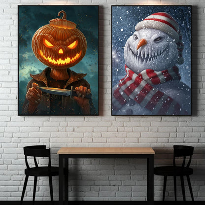 Pumpkin Man Poster - Yurei Works