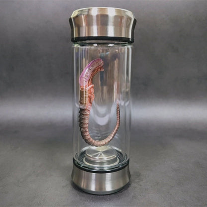 Alien Jar Xenomorph Specimen - Facehugger Embryo Glass Jar Movie Prop Replica - Yurei Works