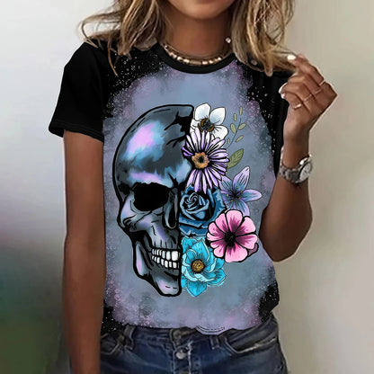 Vintage Skull Tee - Horror T Shirt