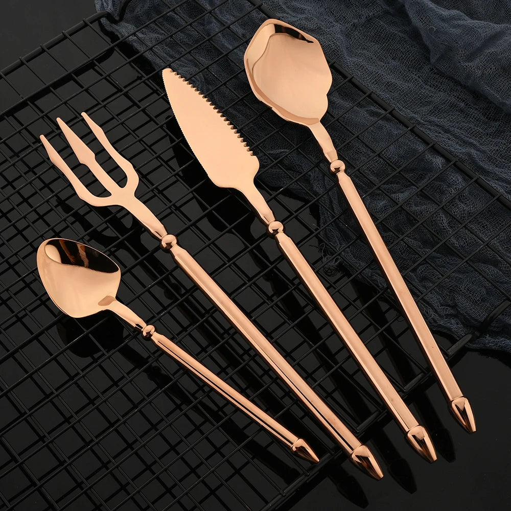 Black Stainless Cutlery Set - Yurei Works