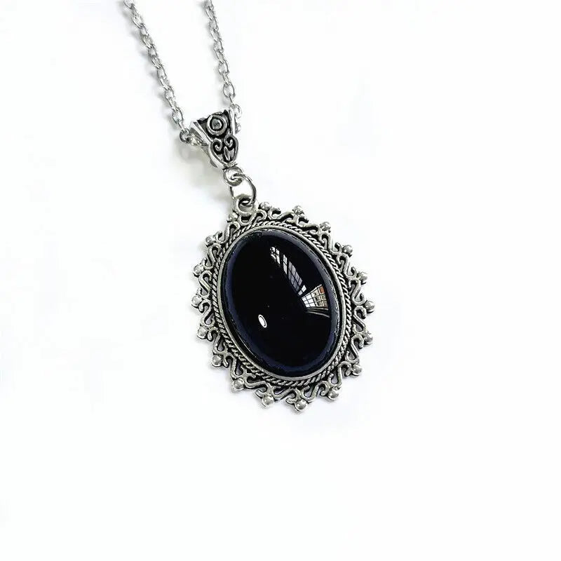 Gothic Crow Bat Necklace - Yurei Works