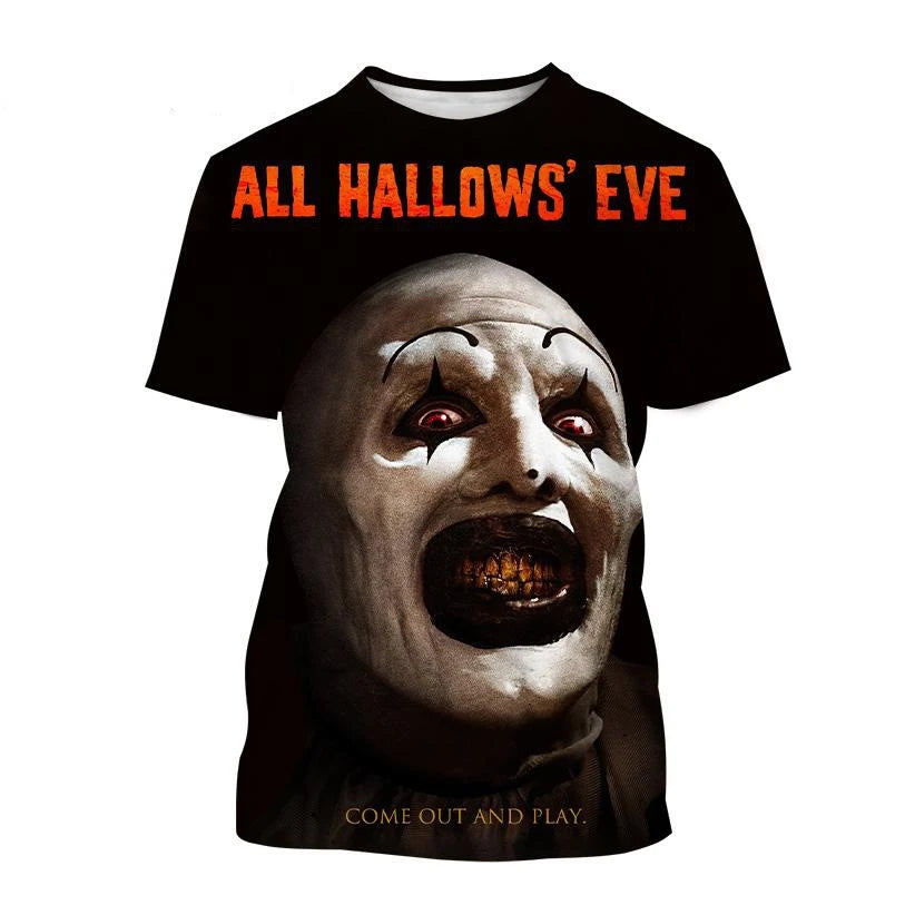 Premium Terrifier Clown Horror T-Shits