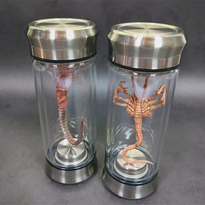 Alien Jar Xenomorph Specimen - Facehugger Embryo Glass Jar Movie Prop Replica - Yurei Works