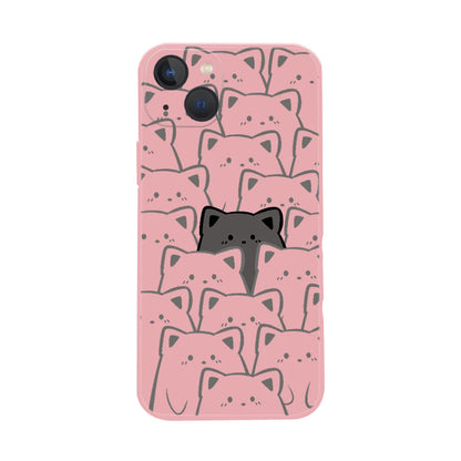 Cute Cat Silicone iPhone Case - Yurei Works