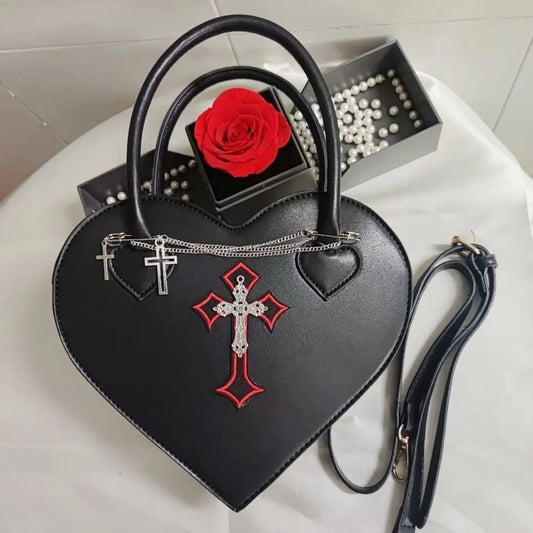 Gothic Heart Handbag - Yurei Works