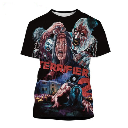 Premium Terrifier Clown Horror T-Shits