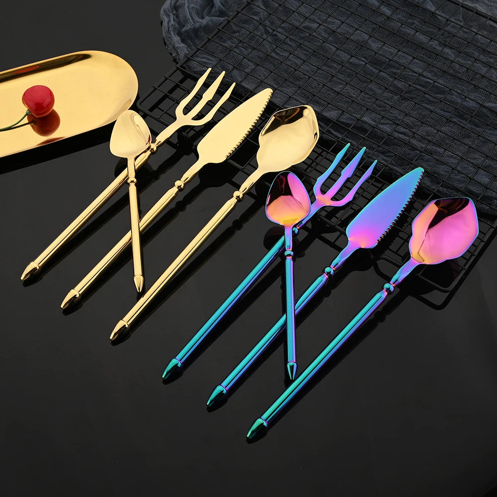 Black Stainless Cutlery Set - Yurei Works