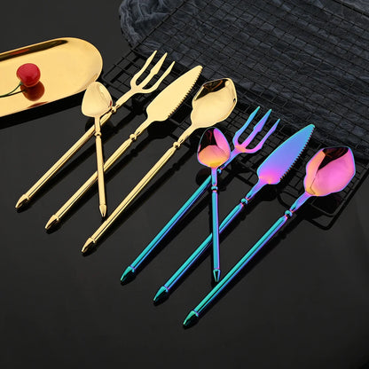 Black Stainless Cutlery Set - Yurei Works