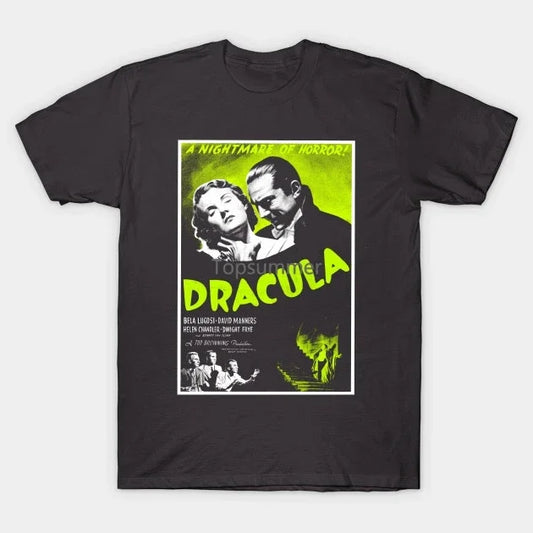 Dracula Lugosi Horror Movie Poster Tee - Yurei Works