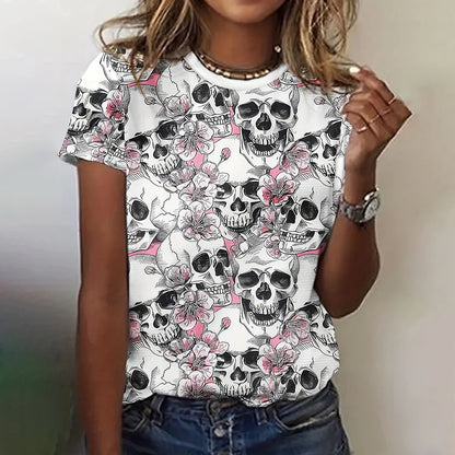 Vintage Skull Tee - Horror T Shirt