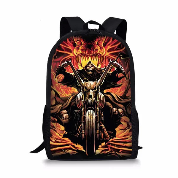 Cool Skull Backpack - Yurei Works