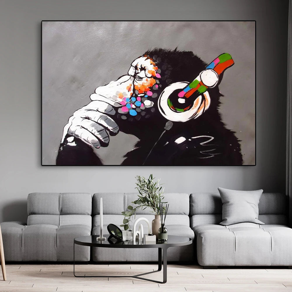 Graffiti Monkey Poster - Yurei Works