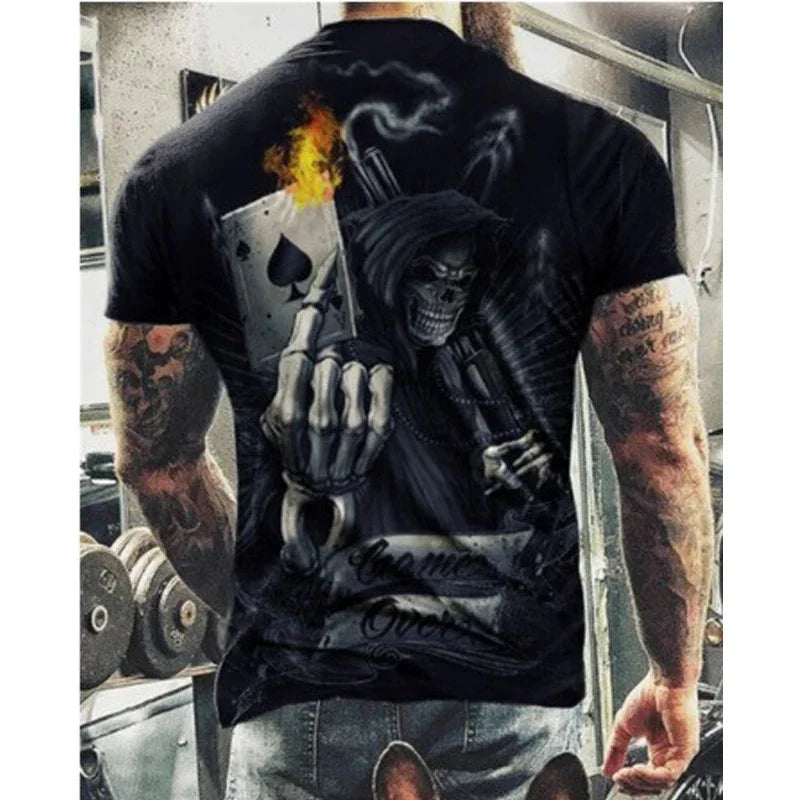  Skull Streetwear T-Shirt