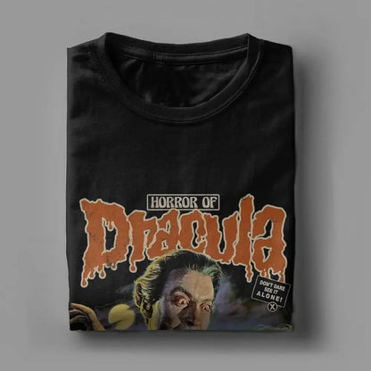 Classic Dracula 100% Cotton Horror Tee - Yurei Works