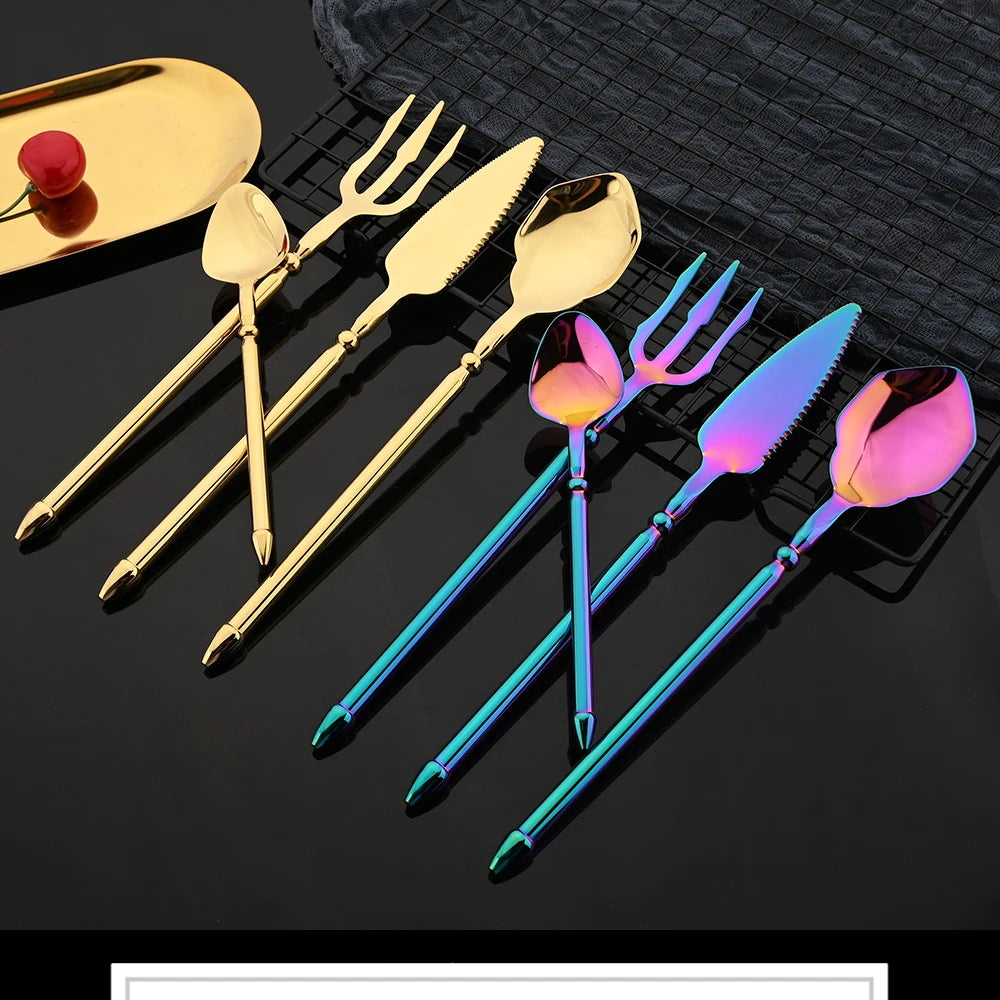 Black Stainless Cutlery Set - Yurei Works