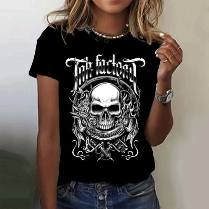 Vintage Skull Tee - Horror T Shirt