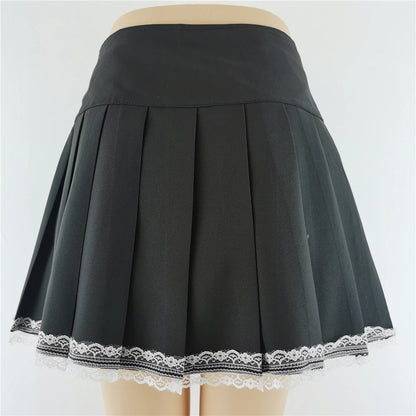 Punk Gothic Mini Skirt - Yurei Works