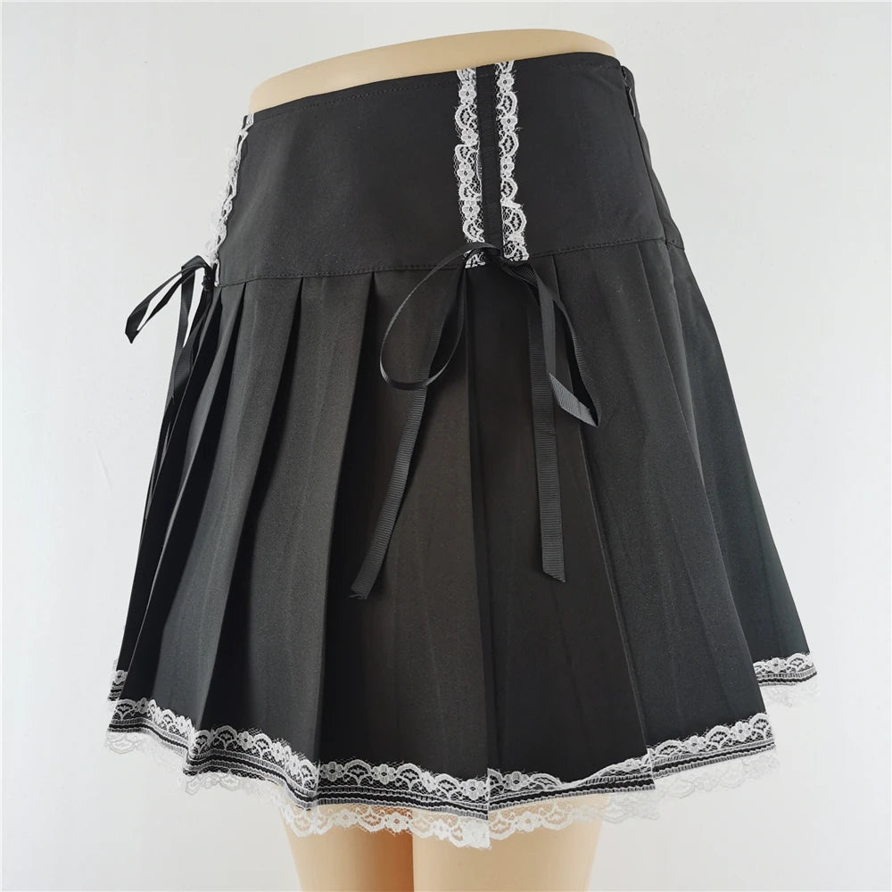 Punk Gothic Mini Skirt - Yurei Works