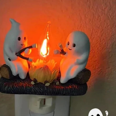 Ghost Halloween Wall Light - Yurei Works