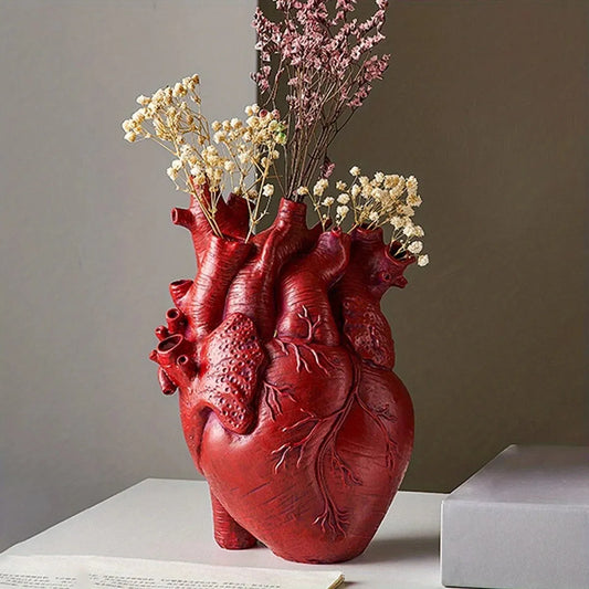 Heart-Shaped Flower Vase - Yurei Works