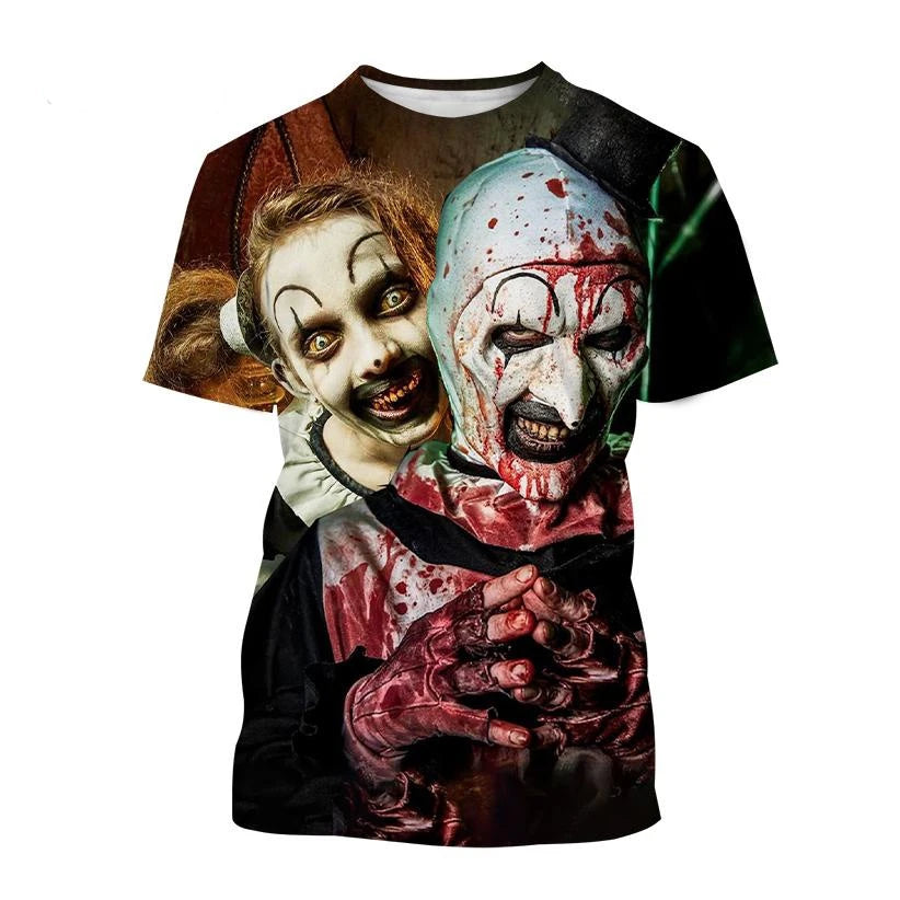 Premium Terrifier Clown Horror T-Shits