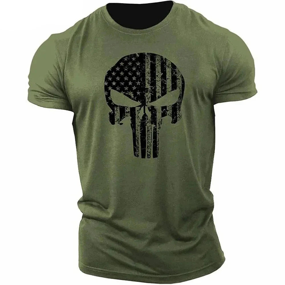 Patriotic Skull T-Shirt