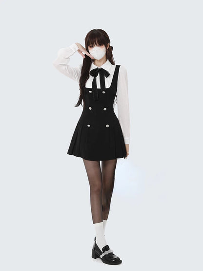 Chic Bow Mini Dress - Yurei Works