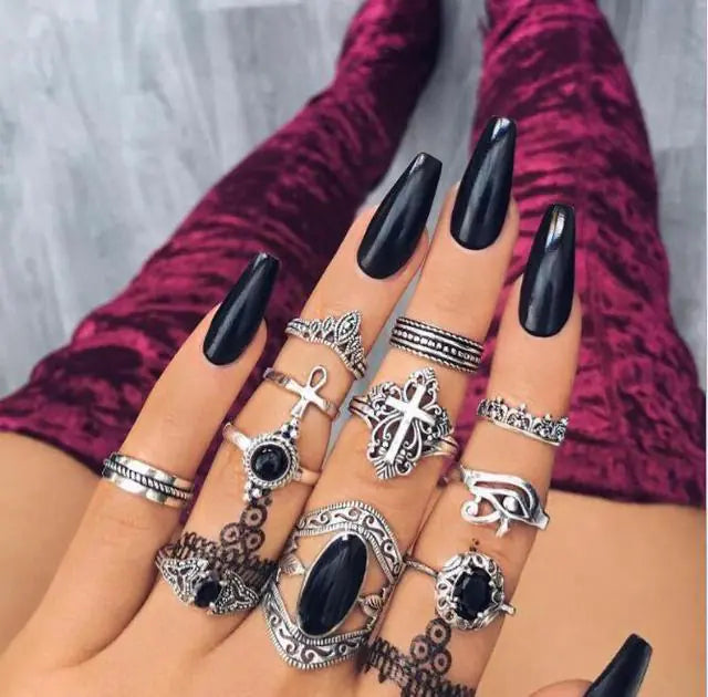 Goth Rings Set - Yurei Works