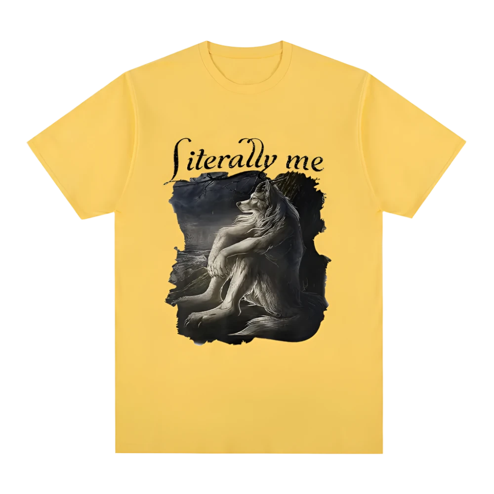 Yellow Wolf Meme Tee 