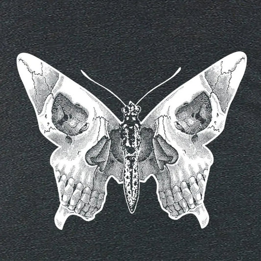 Butterfly skull T-shirt - Yurei Works